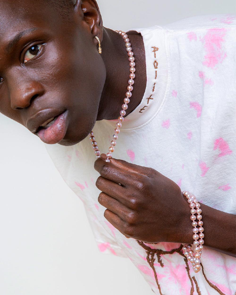 Polite Worldwide Pink Pearl Necklace
