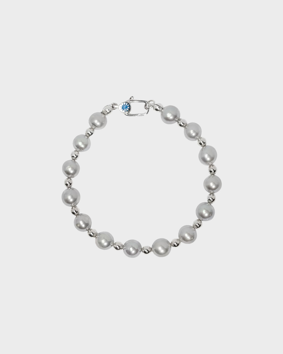 polite worldwide Silver Pearl Bracelet