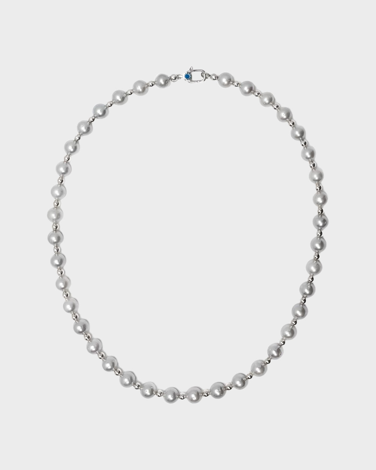 polite worldwide Silver Pearl Necklace