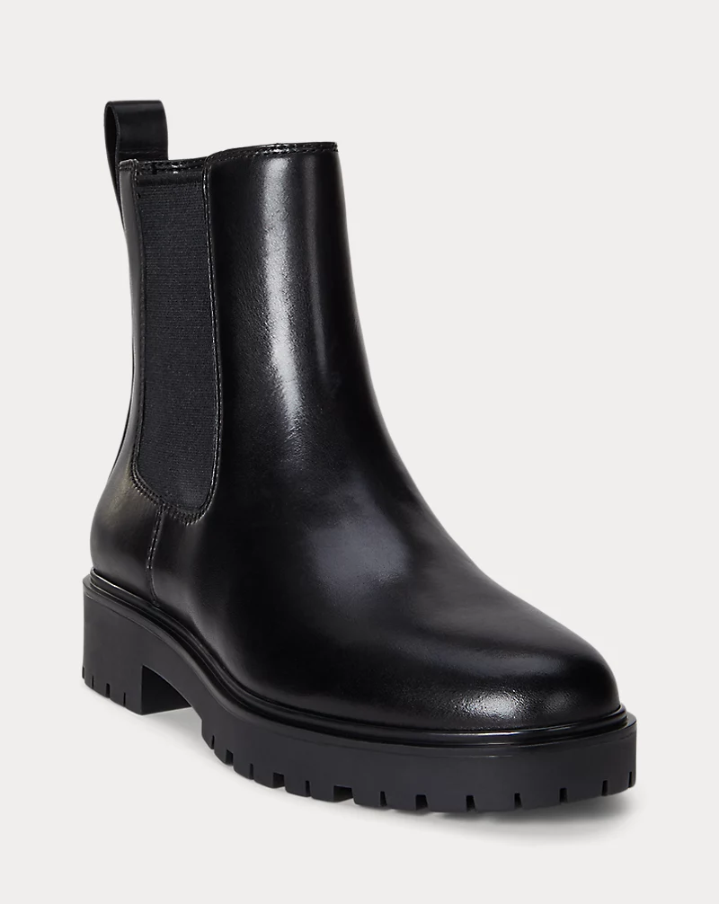 Polo Golf Ralph Lauren Allyson Burnished Leather Bootie