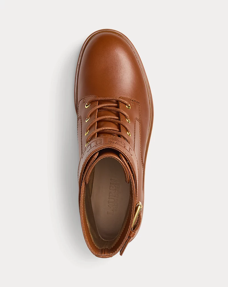 Polo Golf Ralph Lauren Allyson Calfskin Lace-Up Bootie