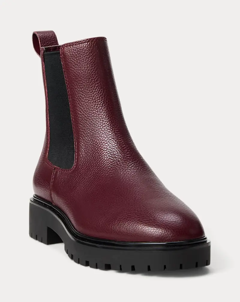 Polo Golf Ralph Lauren Allyson Pebbled Leather Bootie