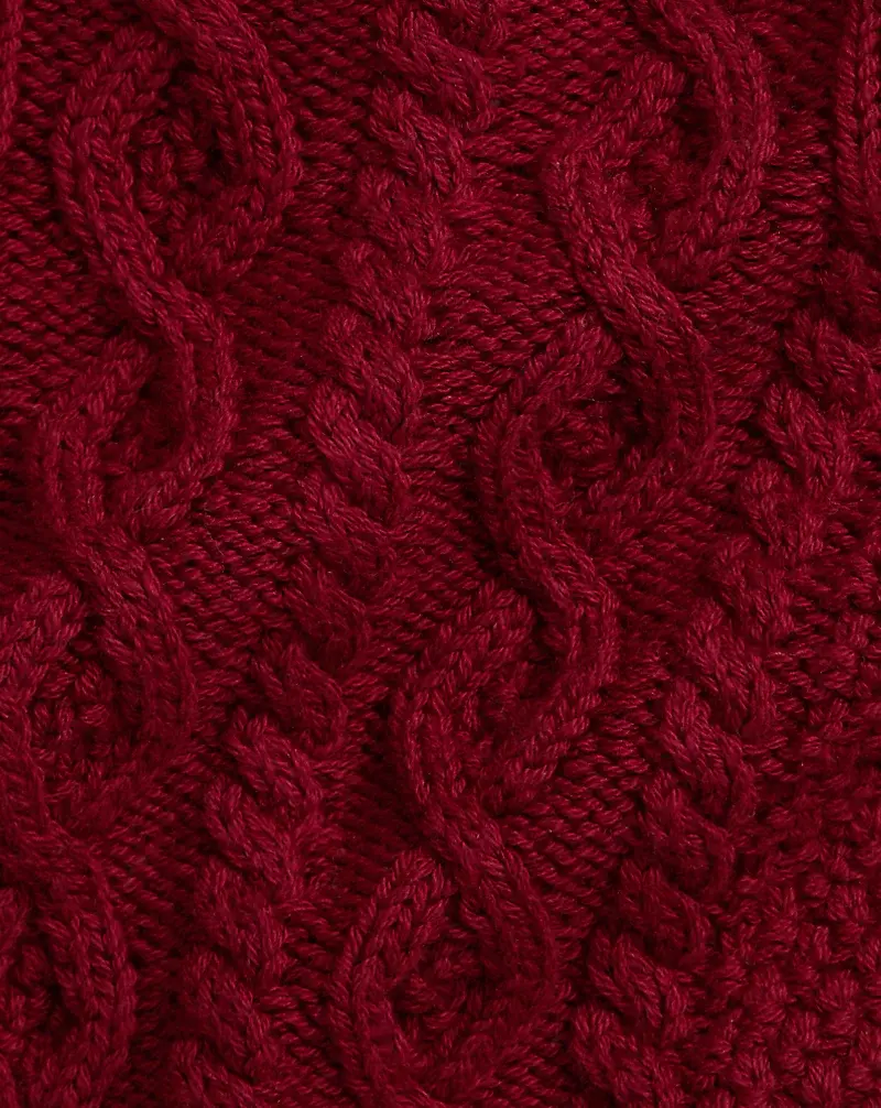 Polo Golf Ralph Lauren Aran-Knit Cotton-Wool Cardigan