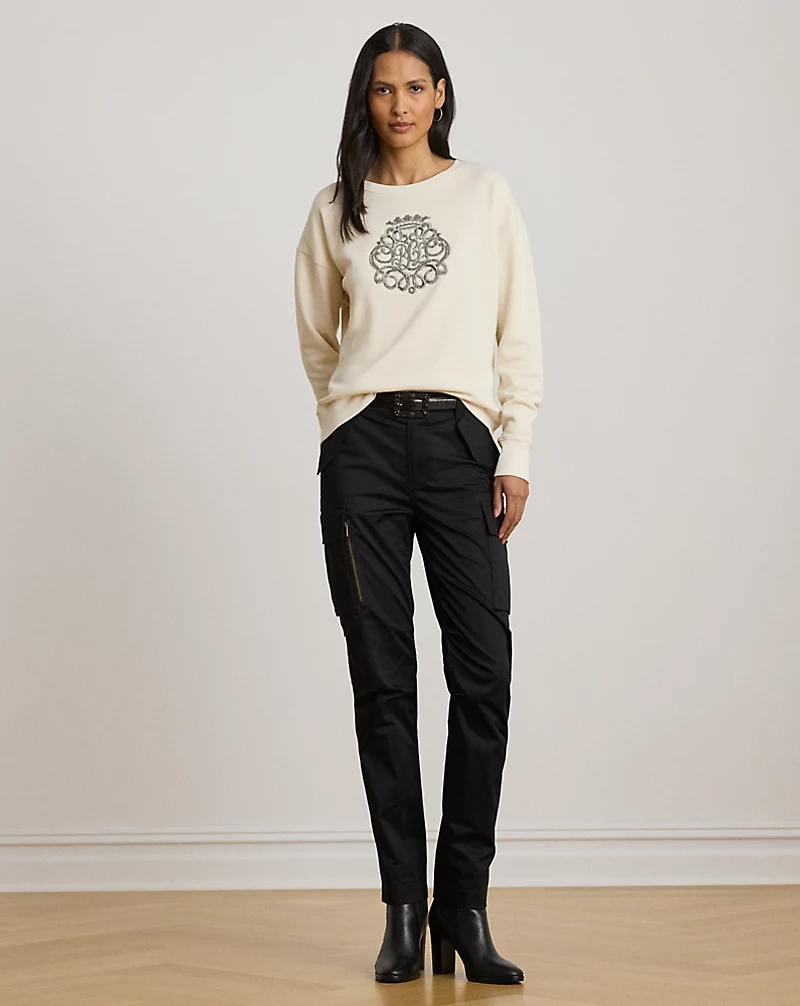 Polo Golf Ralph Lauren Beaded-Crest Fleece Pullover