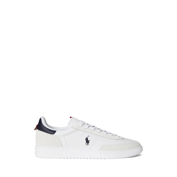 polo golf ralph lauren Bedford Leather-Suede Sneaker