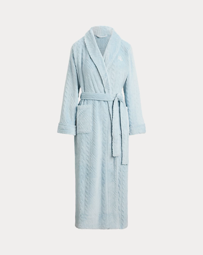 Polo Golf Ralph Lauren Belted Chenille Shawl-Collar Long Robe