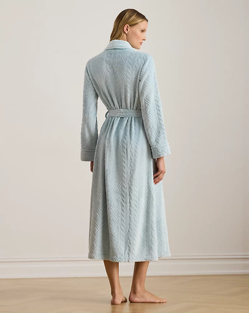 Polo Golf Ralph Lauren Belted Chenille Shawl-Collar Long Robe