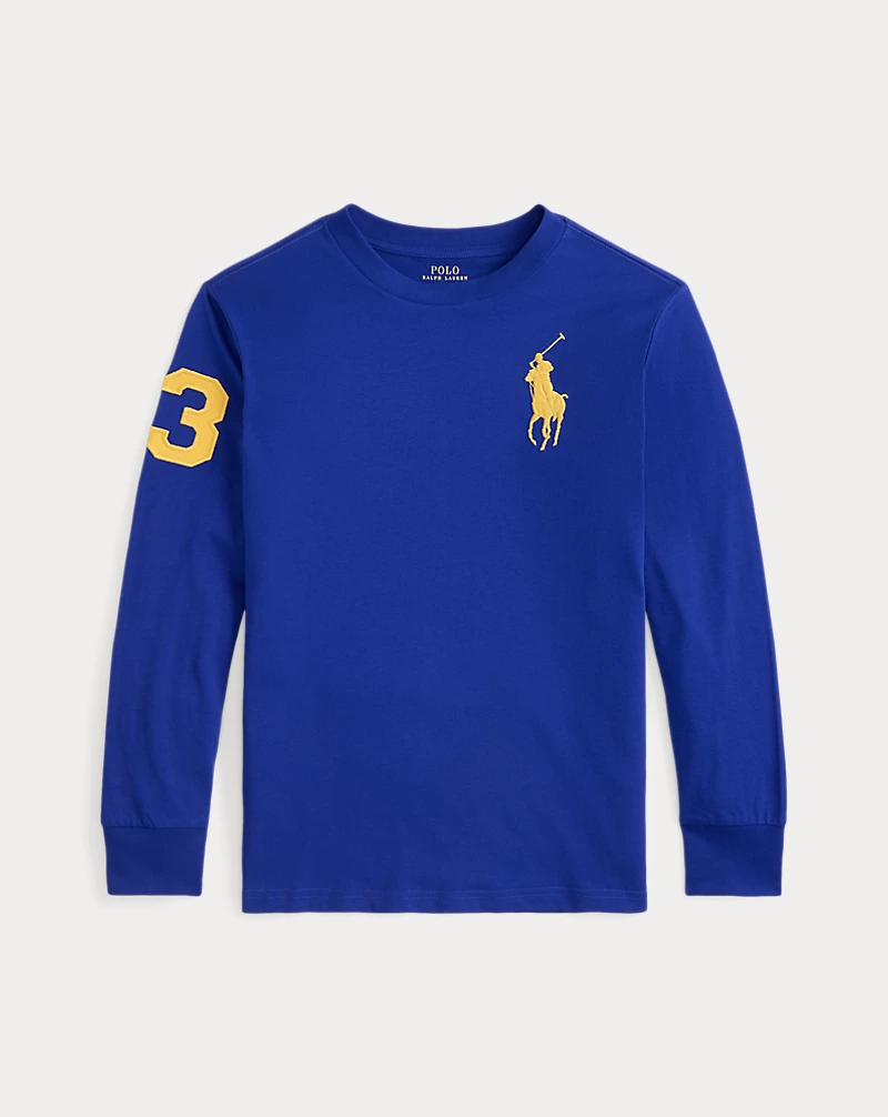 polo golf ralph lauren Big Pony Cotton Long-Sleeve Tee