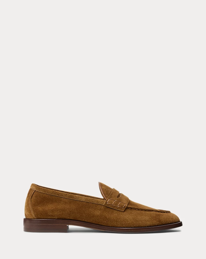 polo golf ralph lauren Bolden Calf-Suede Penny Loafer