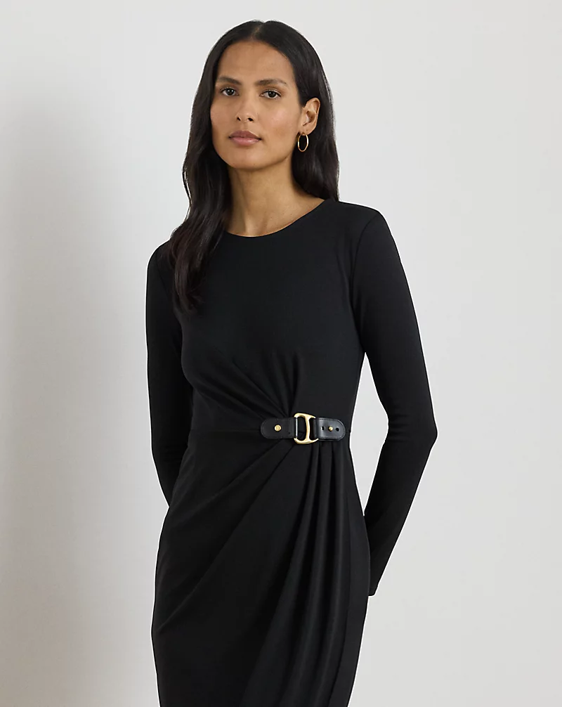 Polo Golf Ralph Lauren Buckle-Trim Stretch Jersey Dress