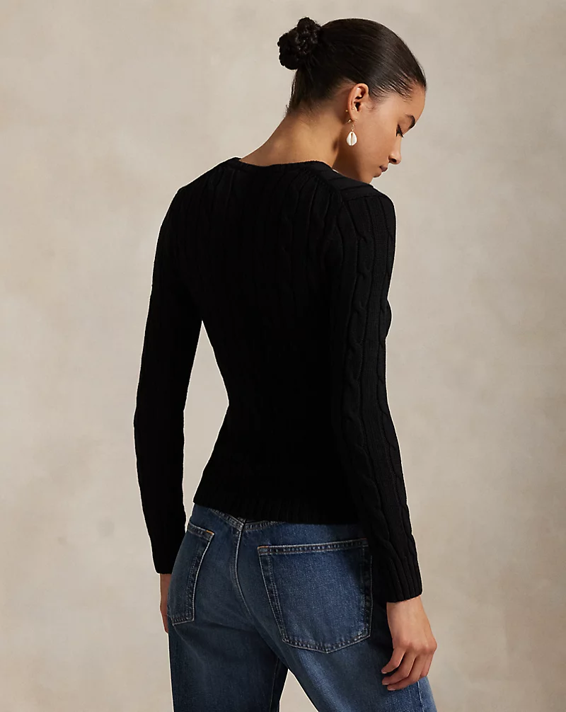 Polo Golf Ralph Lauren Cable-Knit Cotton Crewneck Sweater