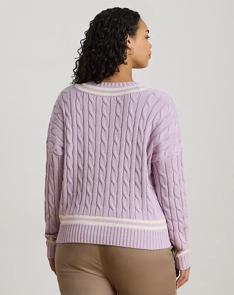 Polo Golf Ralph Lauren Cable-Knit Cotton Cricket Sweater