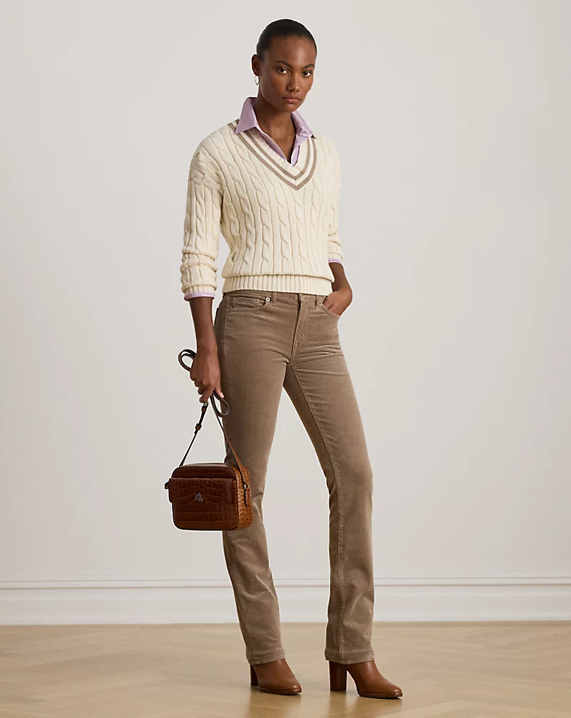 Polo Golf Ralph Lauren Cable-Knit Cotton Cricket Sweater