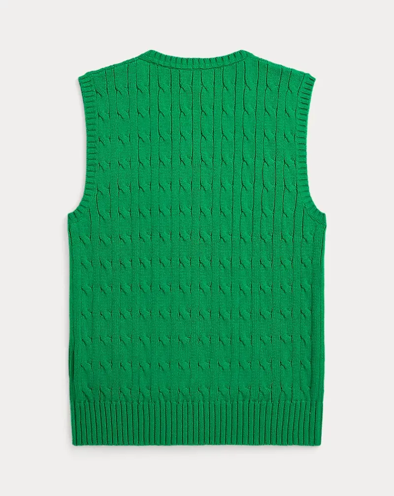 Polo Golf Ralph Lauren Cable-Knit Cotton Sweater Vest