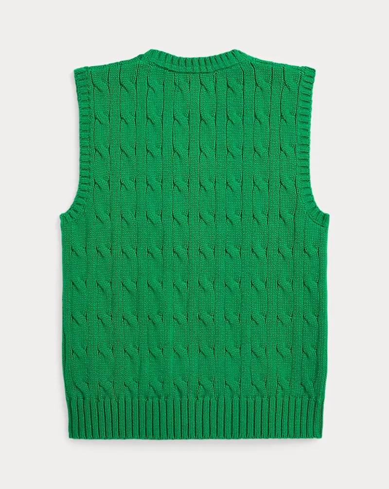 Polo Golf Ralph Lauren Cable-Knit Cotton Sweater Vest
