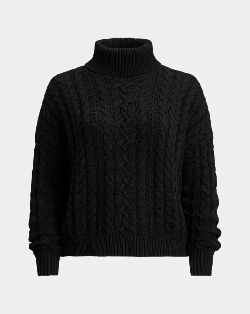 Polo Golf Ralph Lauren Cable-Knit Turtleneck Sweater