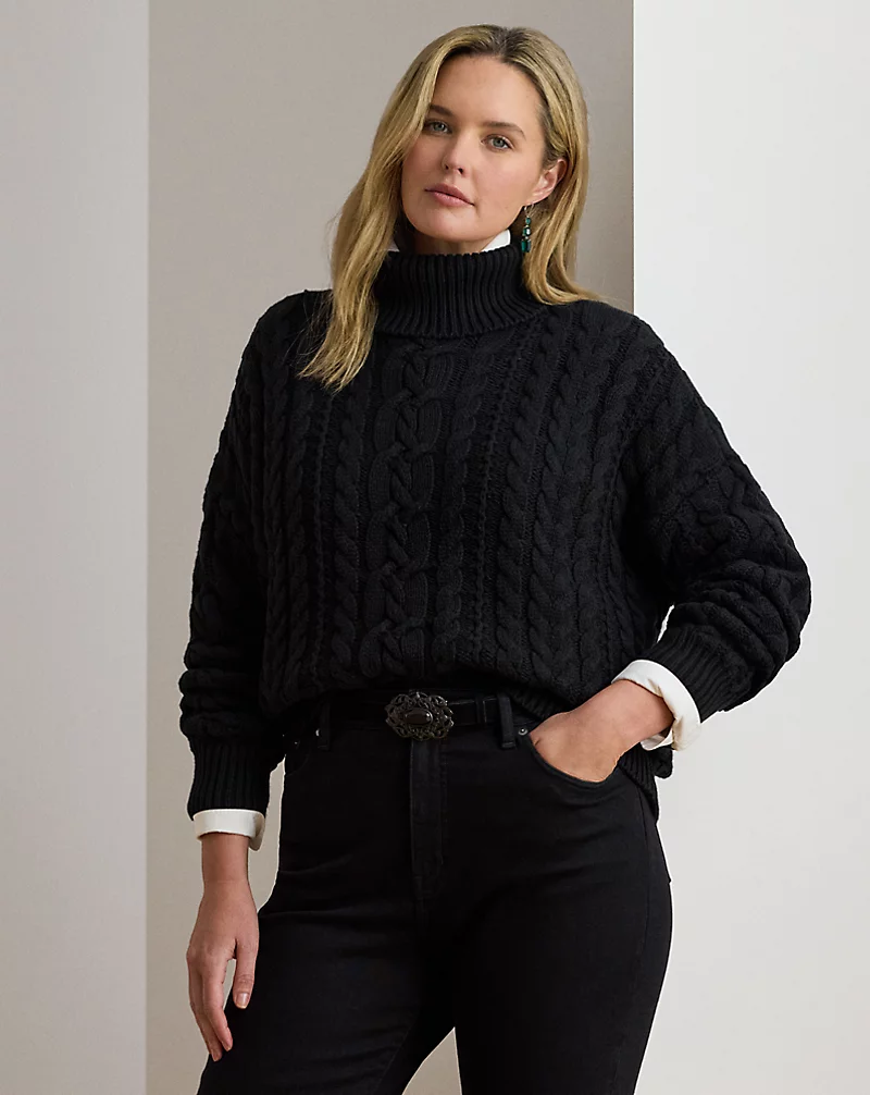 polo golf ralph lauren Cable-Knit Turtleneck Sweater