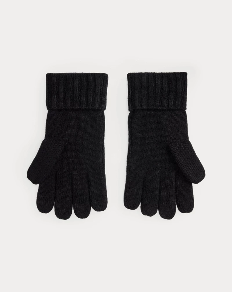 Polo Golf Ralph Lauren Cable-Knit Wool-Cashmere Gloves