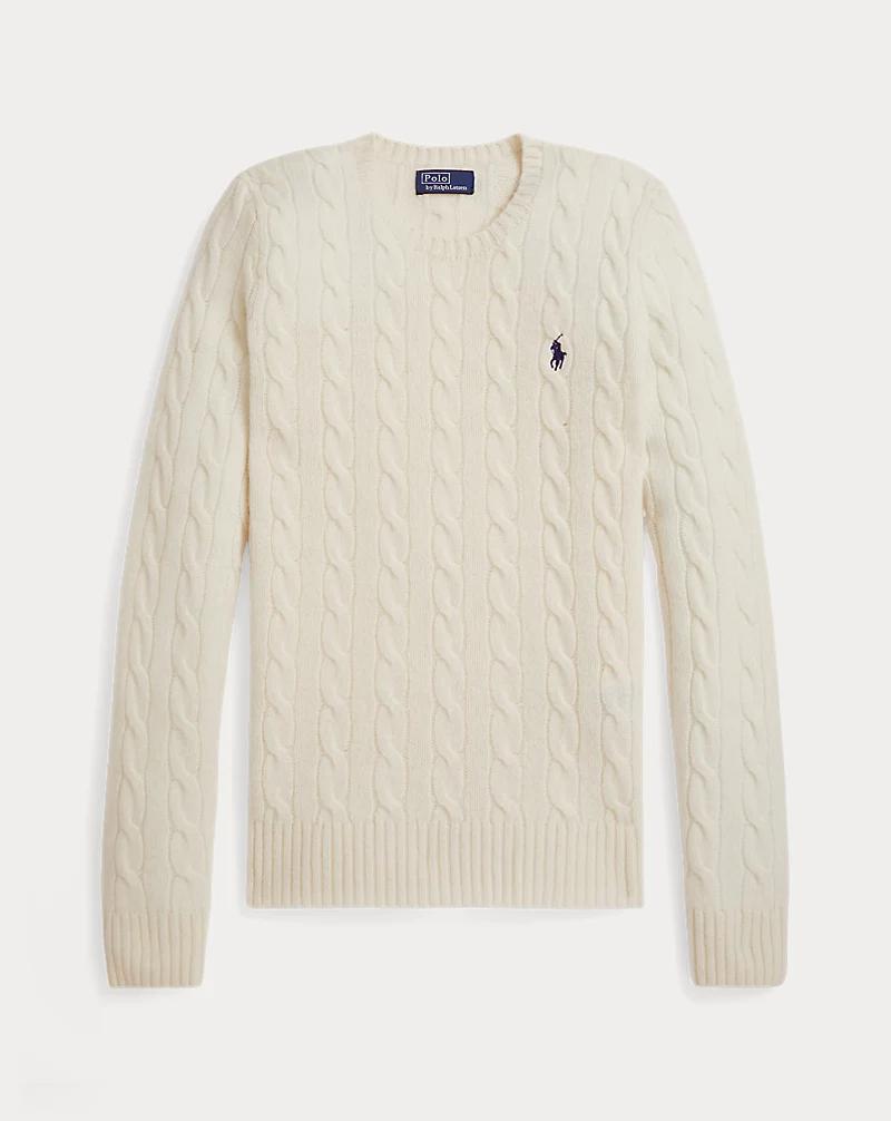 Polo Golf Ralph Lauren Cable-Knit Wool-Cashmere Sweater
