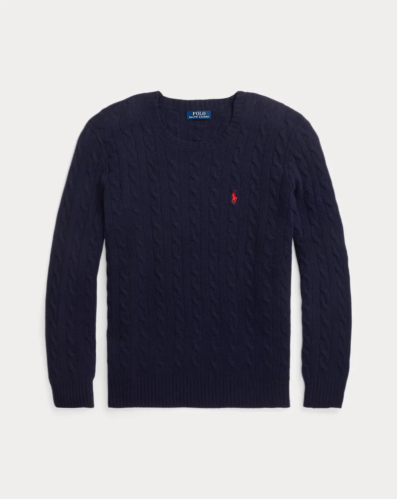 Polo Golf Ralph Lauren Cable-Knit Wool-Cashmere Sweater