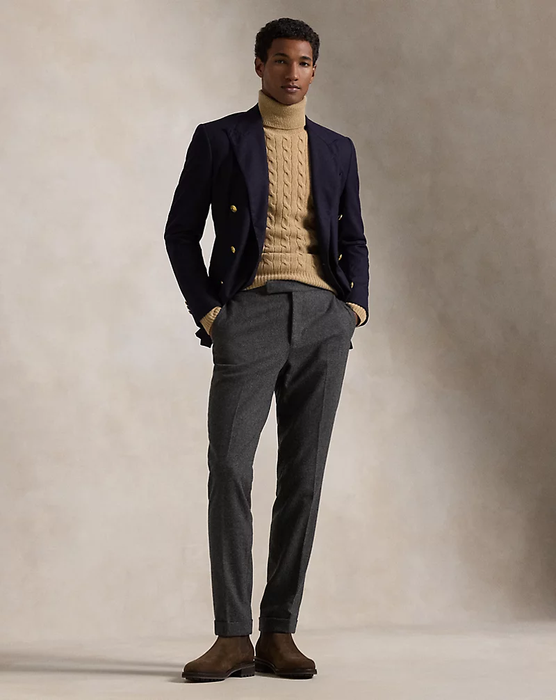 Polo Golf Ralph Lauren Cable Wool-Cashmere Turtleneck Sweater