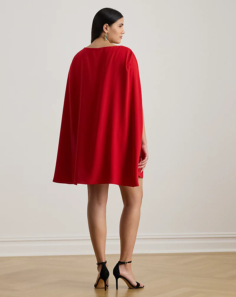 Polo Golf Ralph Lauren Cape Georgette Cocktail Dress