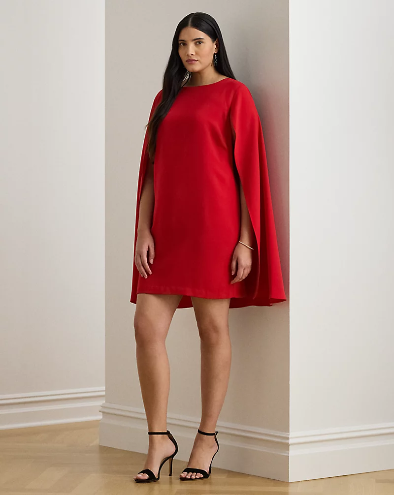 polo golf ralph lauren Cape Georgette Cocktail Dress