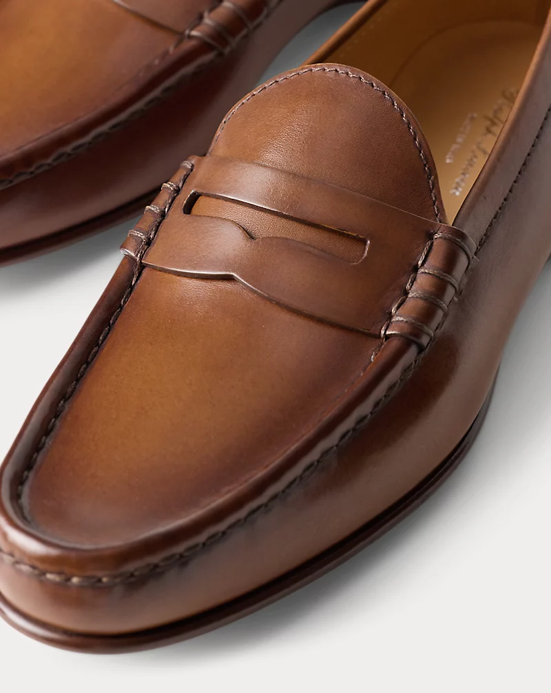 Polo Golf Ralph Lauren Chalmers Burnished Calfskin Penny Loafer