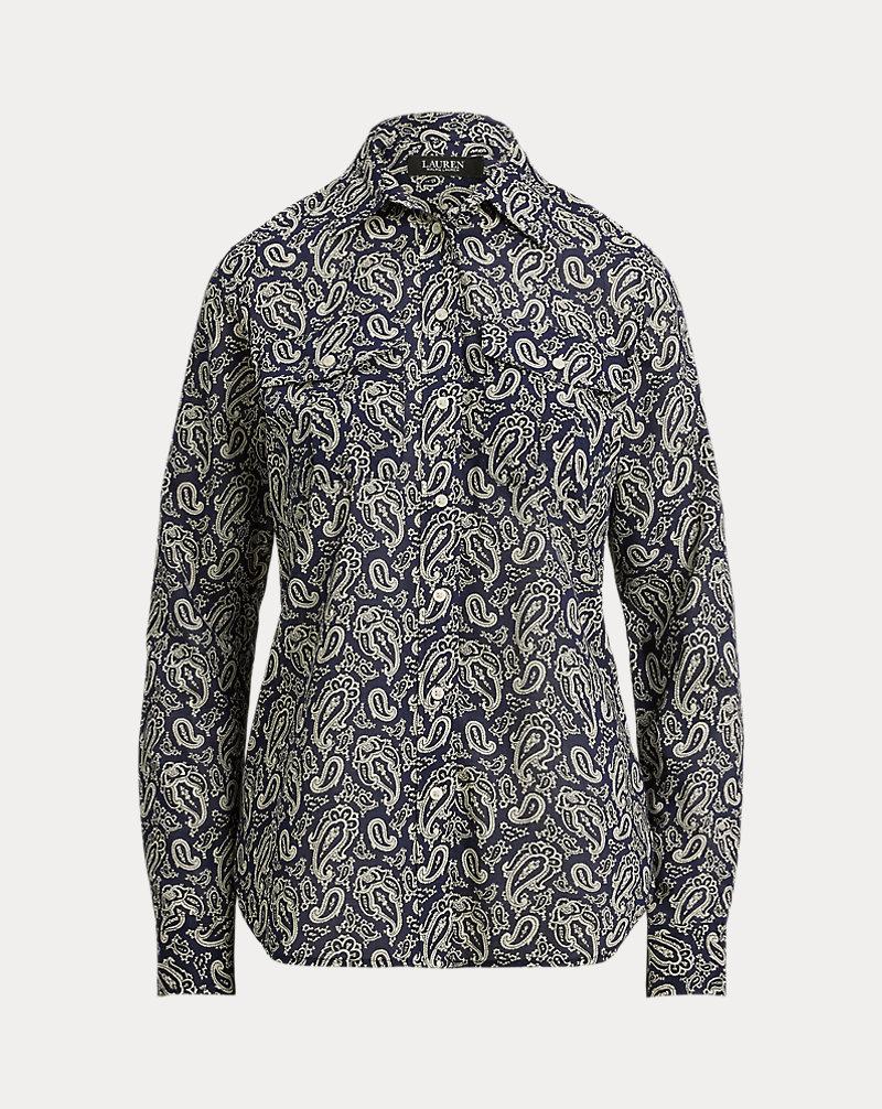 Polo Golf Ralph Lauren Classic Fit Paisley Cotton Voile Shirt