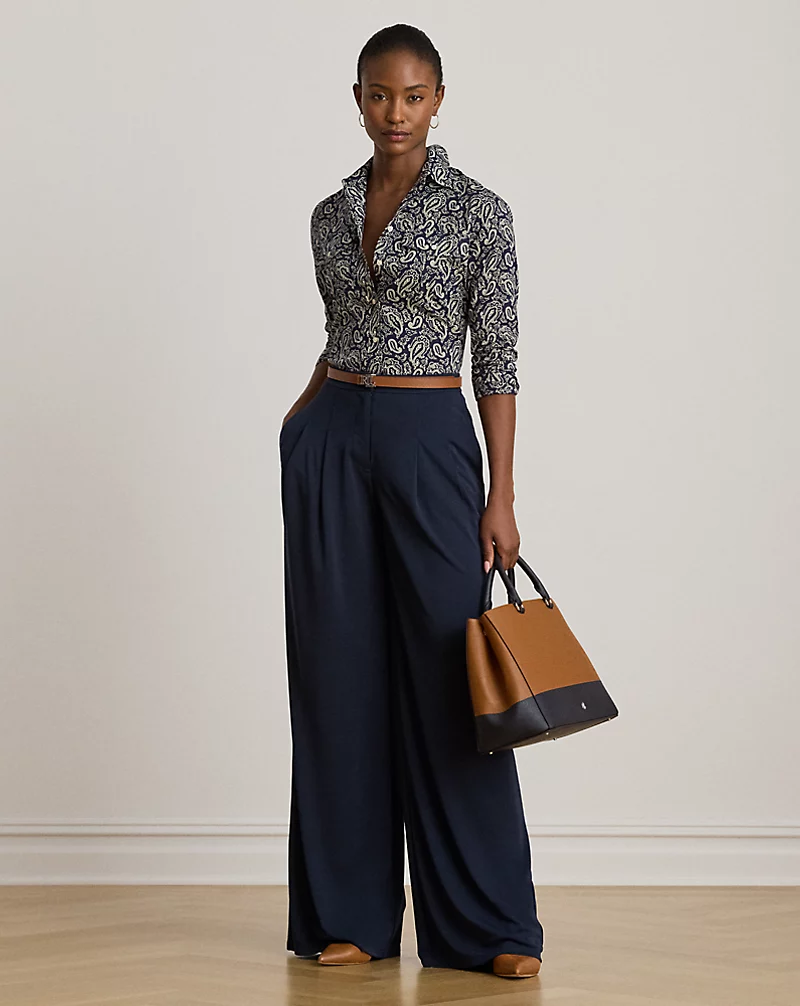 Polo Golf Ralph Lauren Classic Fit Paisley Cotton Voile Shirt