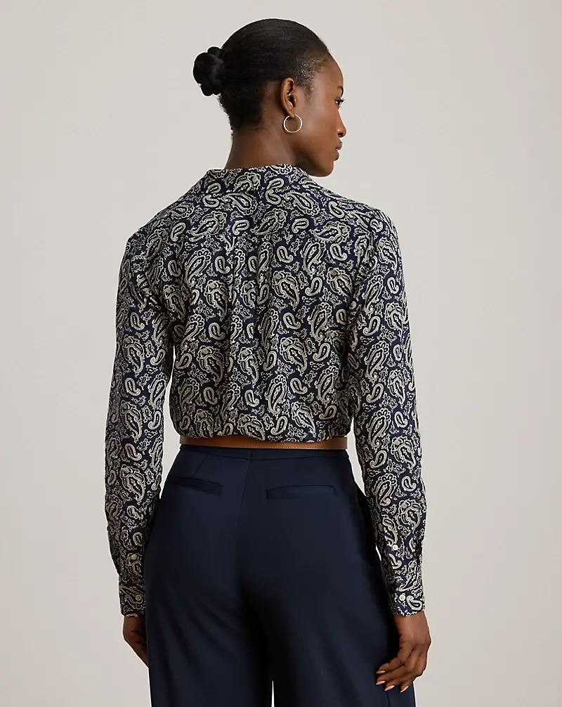 Polo Golf Ralph Lauren Classic Fit Paisley Cotton Voile Shirt