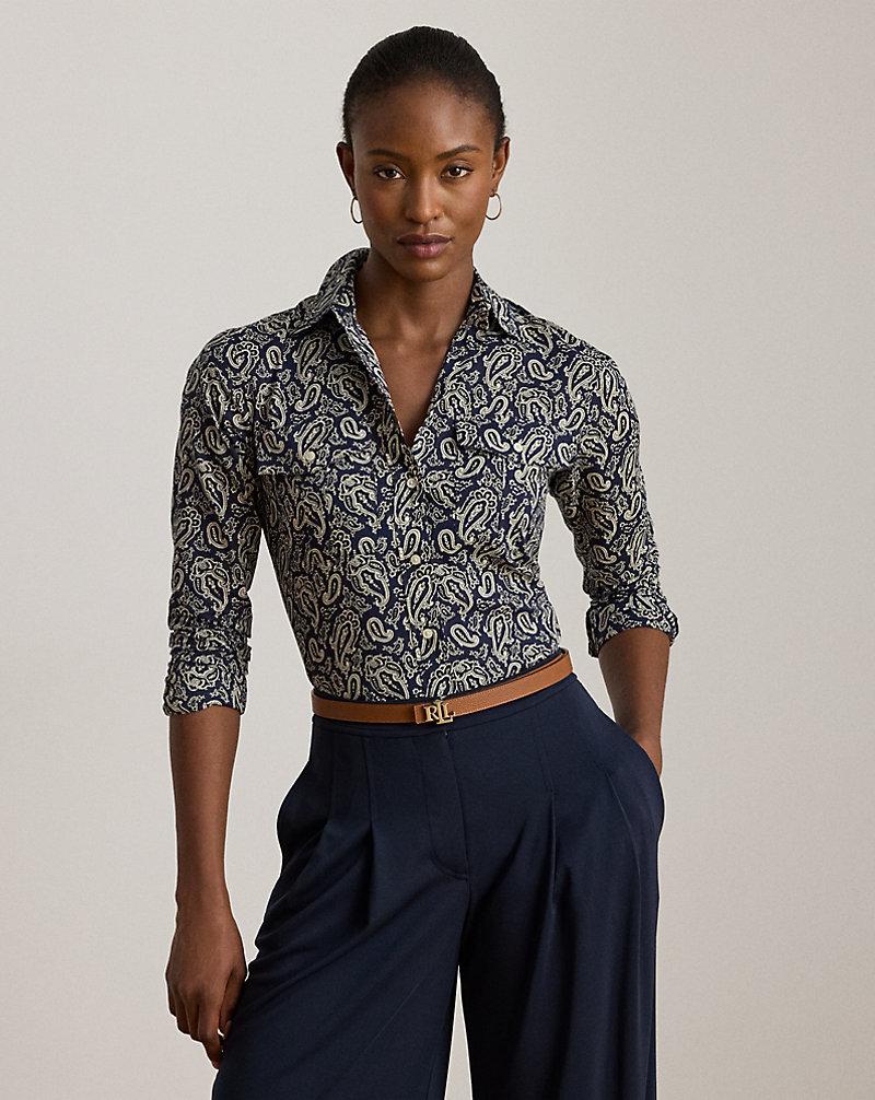 polo golf ralph lauren Classic Fit Paisley Cotton Voile Shirt