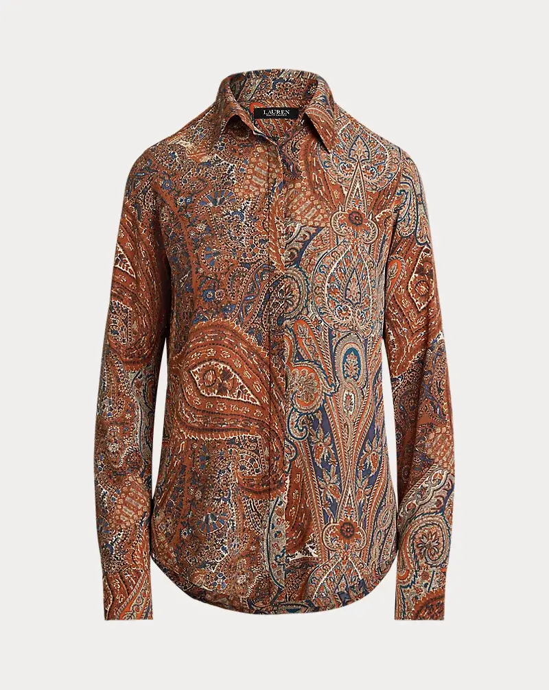 Polo Golf Ralph Lauren Classic Fit Paisley Crepe Shirt