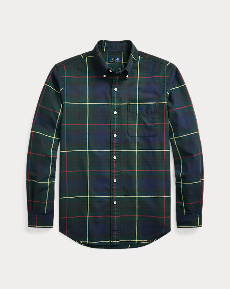 Polo Golf Ralph Lauren Classic Fit Plaid Oxford Shirt