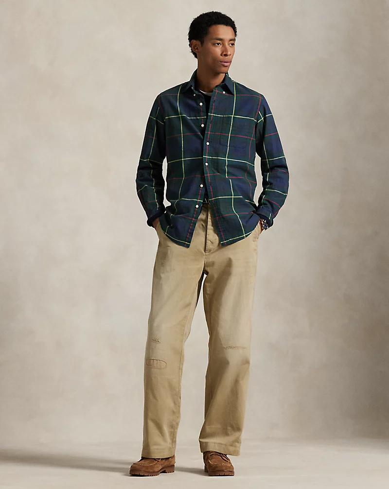 Polo Golf Ralph Lauren Classic Fit Plaid Oxford Shirt