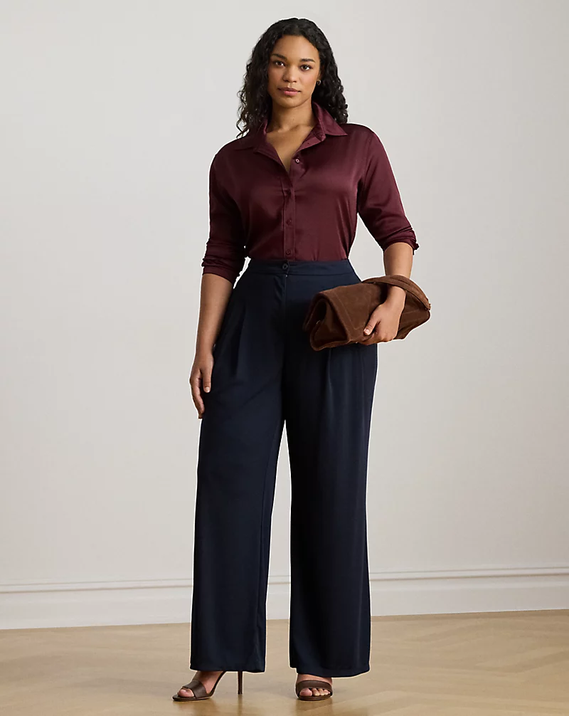 Polo Golf Ralph Lauren Classic Fit Satin Charmeuse Shirt