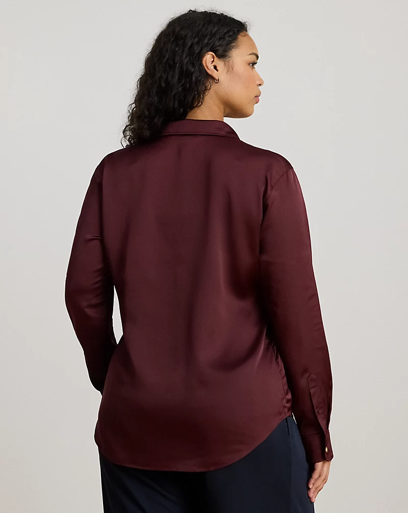 Polo Golf Ralph Lauren Classic Fit Satin Charmeuse Shirt