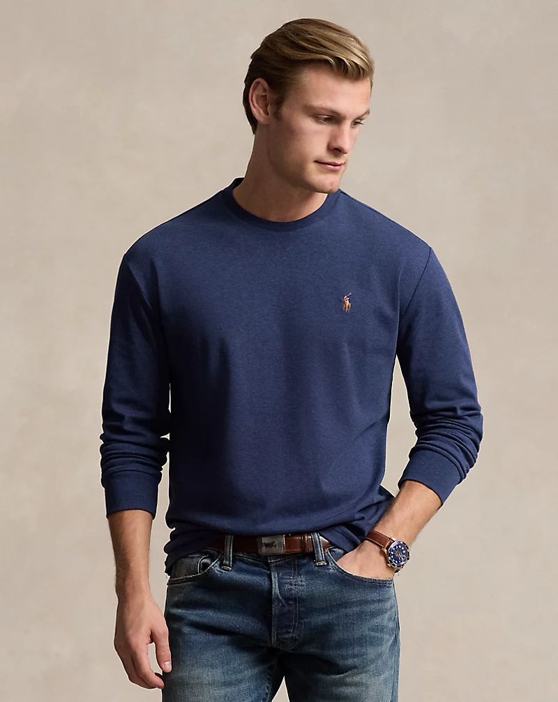 polo golf ralph lauren Classic Fit Soft Cotton Crewneck T-Shirt