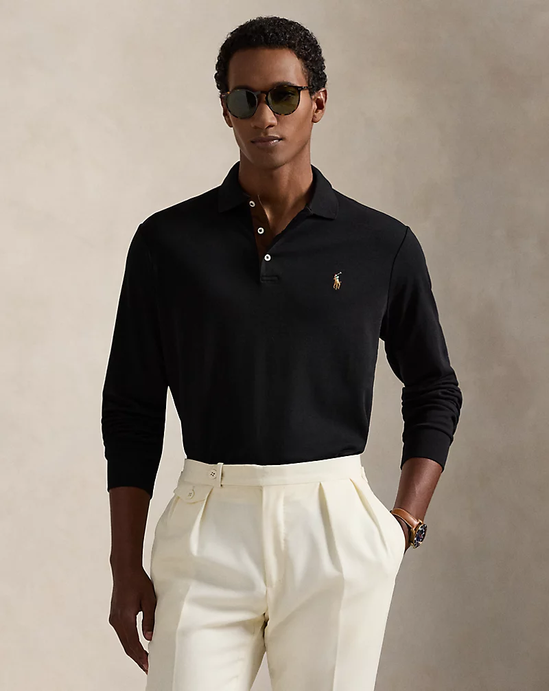 polo golf ralph lauren Classic Fit Soft Cotton Polo Shirt