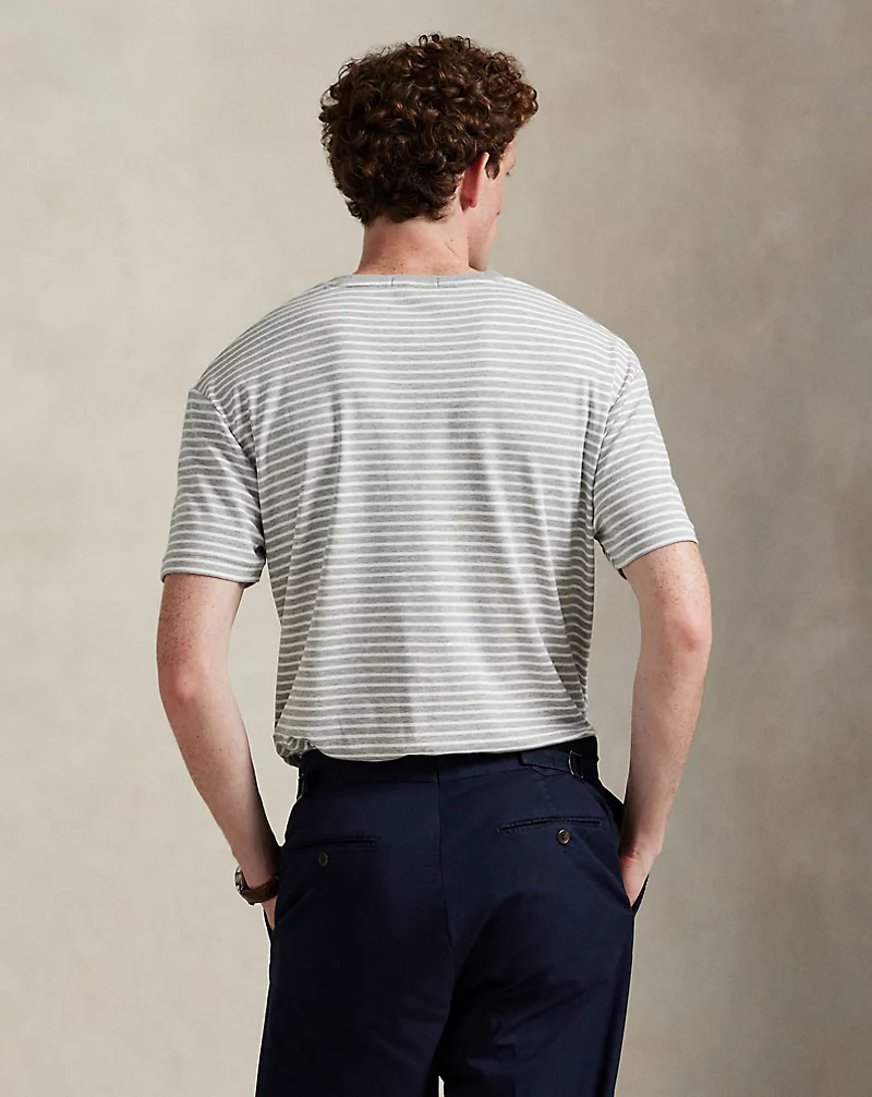 Polo Golf Ralph Lauren Classic Fit Striped Soft Cotton T-Shirt