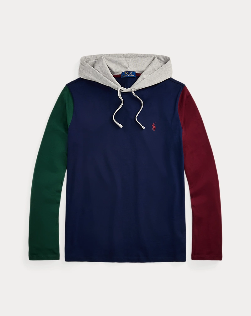 Polo Golf Ralph Lauren Color-Blocked Jersey Hooded T-Shirt