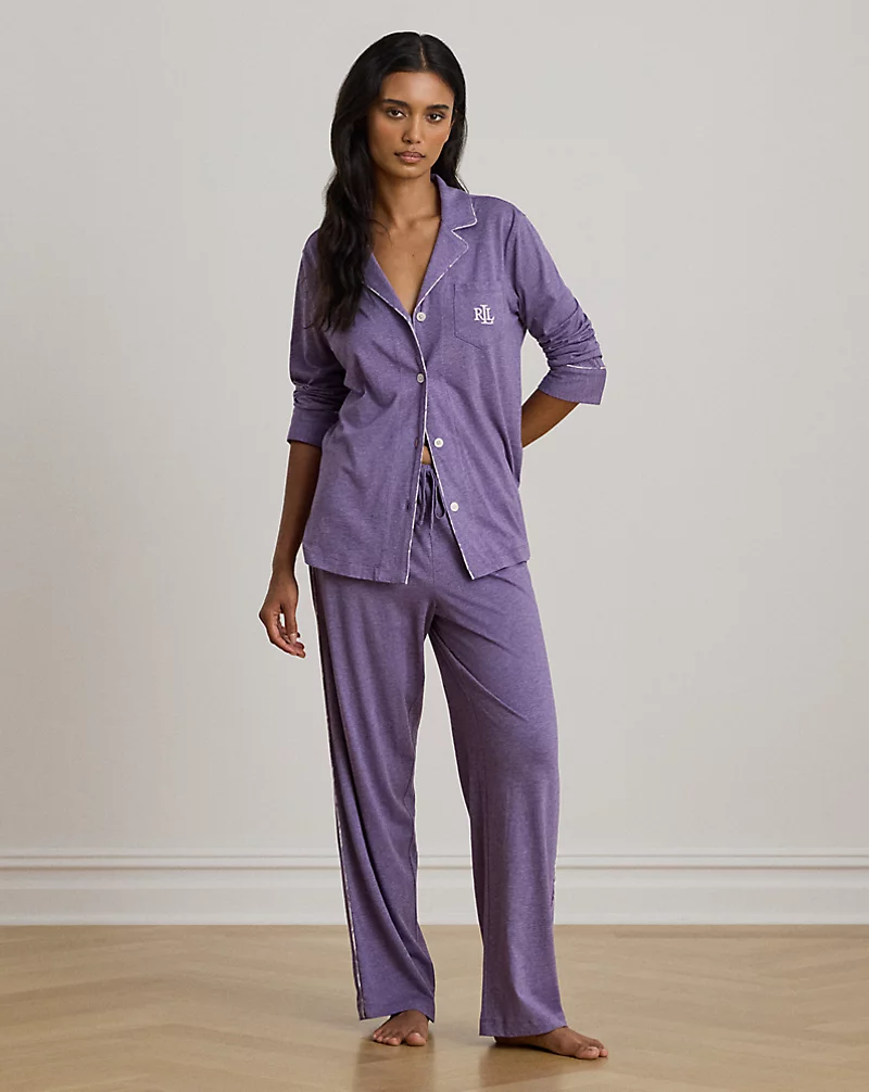 polo golf ralph lauren Cotton-Blend Jersey Sleep Set