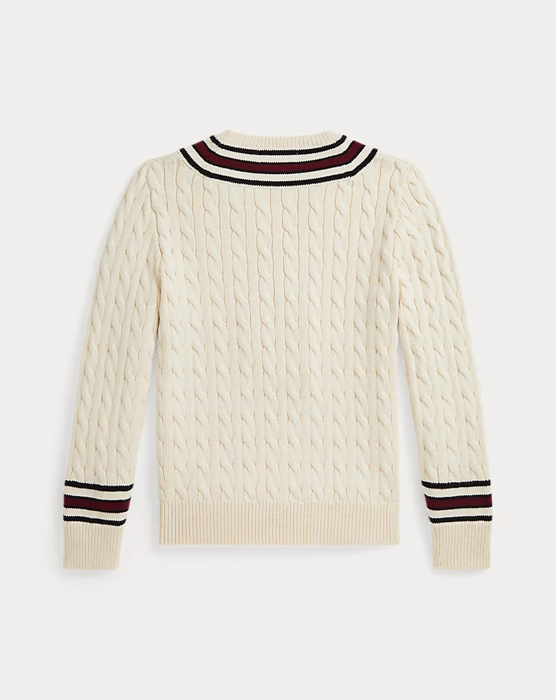 Polo Golf Ralph Lauren Cotton Cricket Letter Sweater
