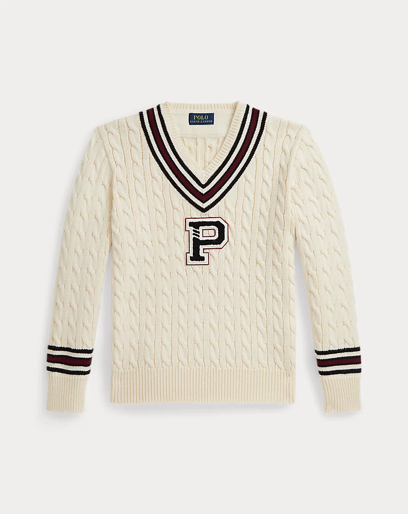 polo golf ralph lauren Cotton Cricket Letter Sweater