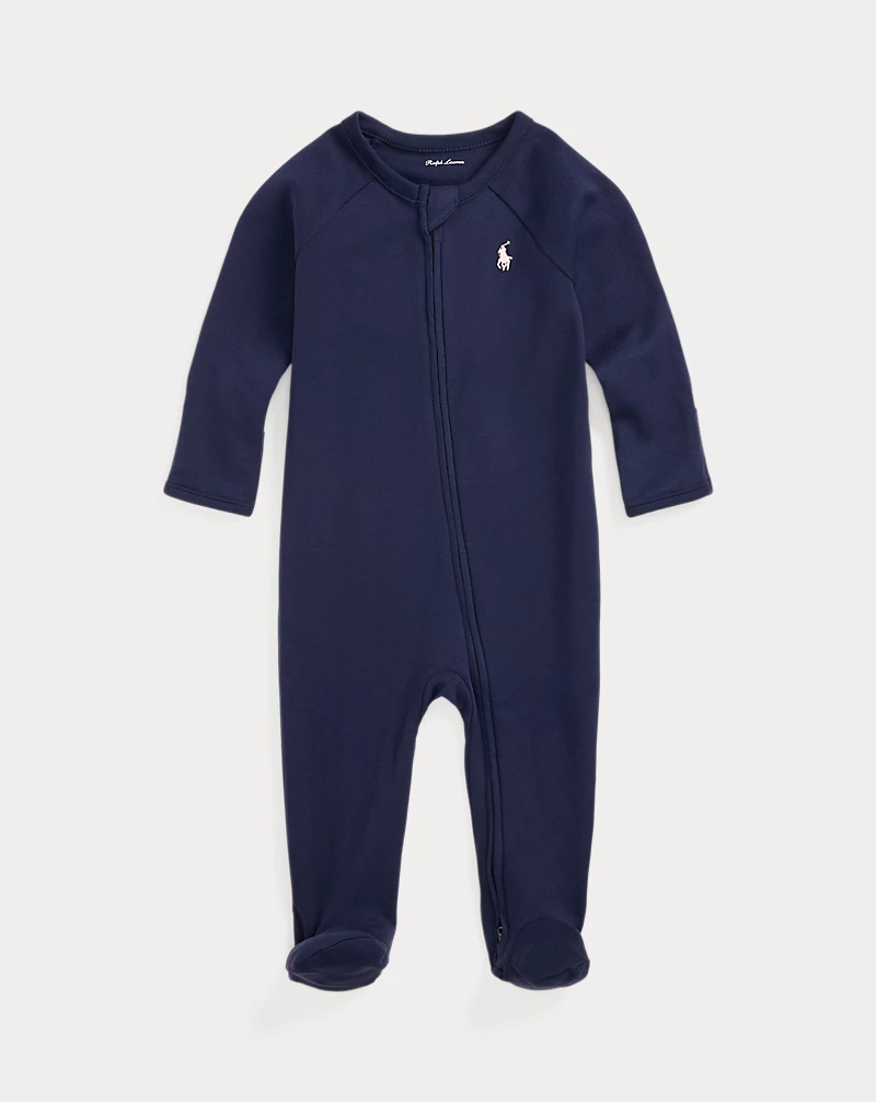 polo golf ralph lauren Cotton Interlock Footed Coverall