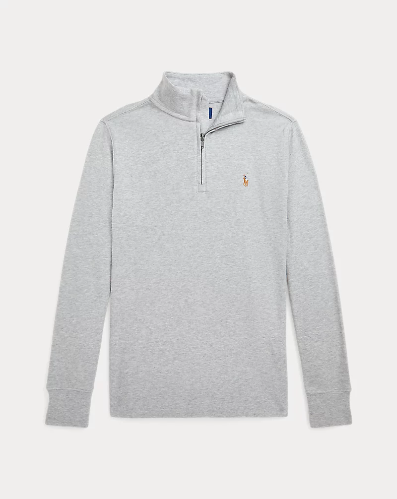 Polo Golf Ralph Lauren Cotton Interlock Quarter-Zip Pullover