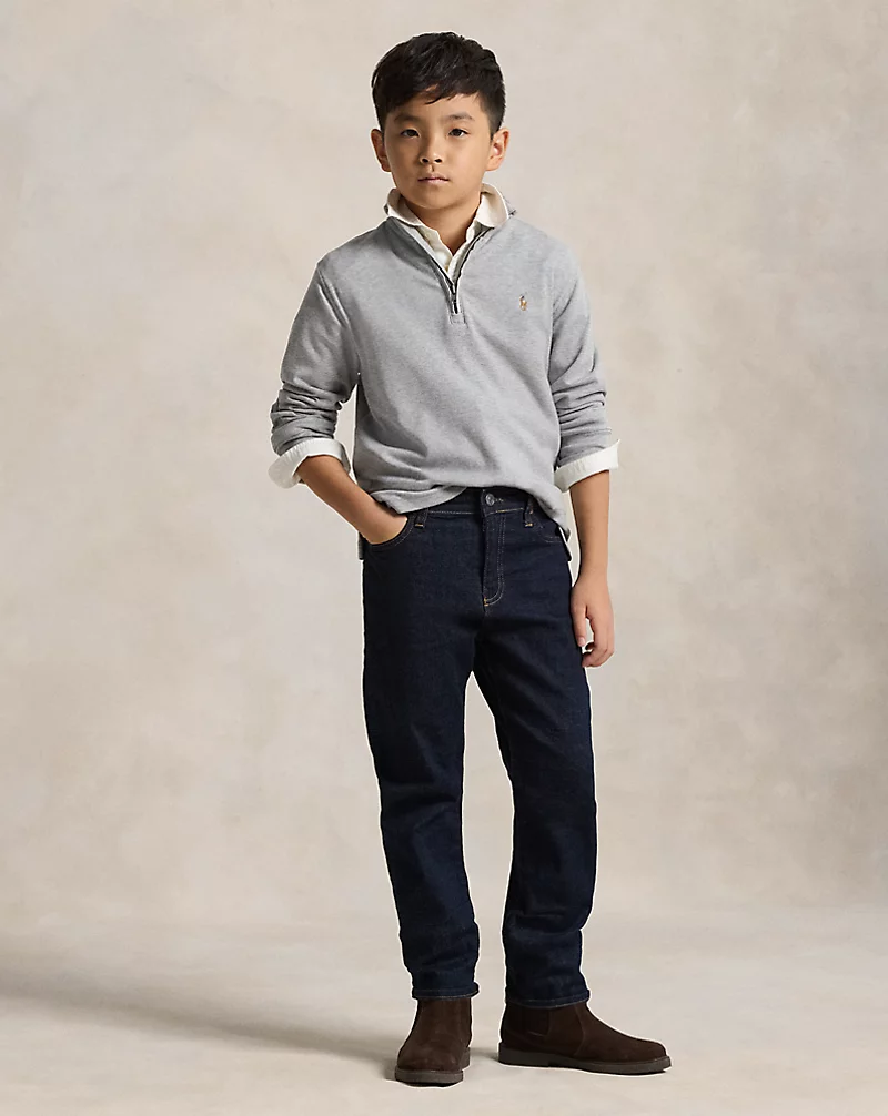 Polo Golf Ralph Lauren Cotton Interlock Quarter-Zip Pullover