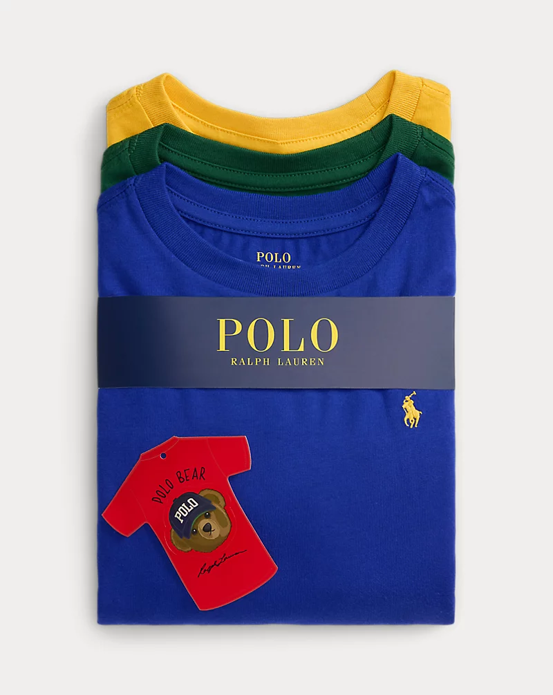 Polo Golf Ralph Lauren Cotton Jersey Crewneck Tee 3-Pack