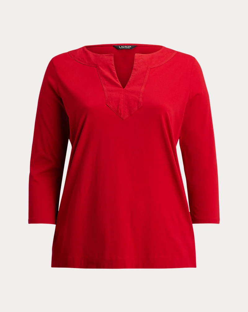 Polo Golf Ralph Lauren Cotton Jersey Three-Quarter-Sleeve Tunic