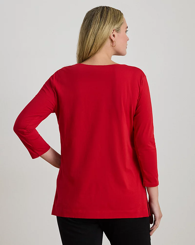 Polo Golf Ralph Lauren Cotton Jersey Three-Quarter-Sleeve Tunic